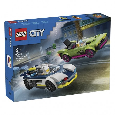 Lego City Police Car And Muscle Car Chase 60415