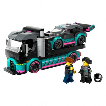 Lego City Race Car And Race Carrier Truck 60406