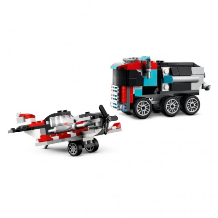 Lego Creator 3-in-1 Flatbed Truck With Helicopter 31146