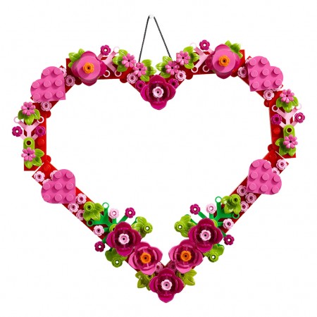 Lego Heart Ornament 40638