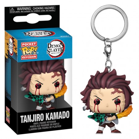 Chaveiro Funko Pop Keychain Demon Slayer: Kimetsu No Yaiba Exclusive - Tanjiro Kamado (85334)