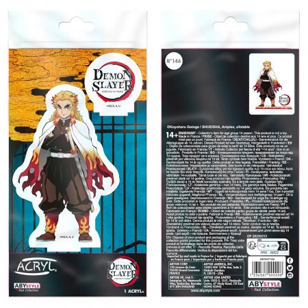 Figura de Acrlico Abystyle Demon Slayer: Kimetsu No Yaiba Acryl Model - Kyojuro Rengoku (41297)