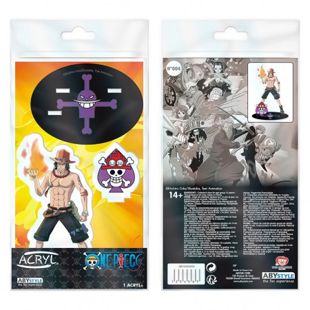 Figura de Acrlico Abystyle One Piece Acryl Model - Portgas D. Ace (29815)