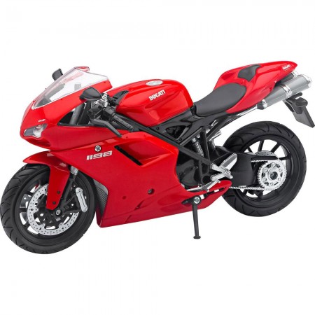 Moto New Ray Ducati 1198 Street Bike Escala 1/12