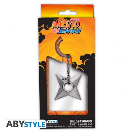 Chaveiro Abystyle Naruto Shippuden - Shuriken Konoha (58618)