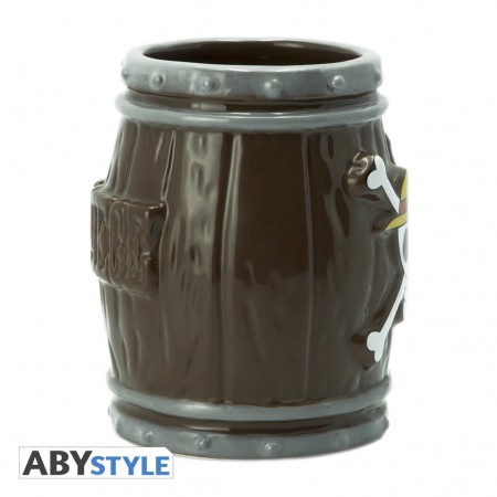 Caneca 3d Abystyle One Piece - Straw Hat Barrel (27088)