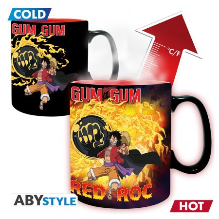 Caneca Mgica Abystyle One Piece - Luffy Vs Kaido (34077)