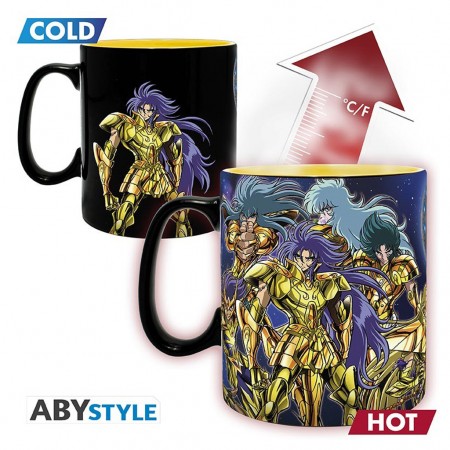 Caneca Mgica Abystyle Saint Seiya - Seiya & Gold Saints (65647)