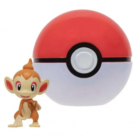 Boneco Jazwares Pokmon Clip 'n' Go Pokeball - Pichu & Premier Ball (24659)