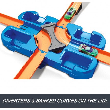 Pista Hot Wheels Track Builder - Deluxe Stunt Box (78584)