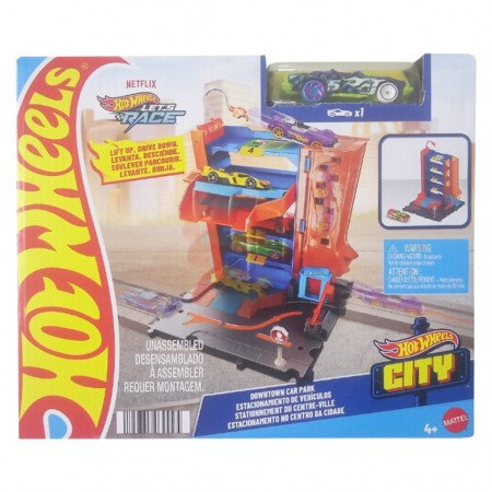 Pista Hot Wheels: City - Downtown Car Park Diorama (0095)