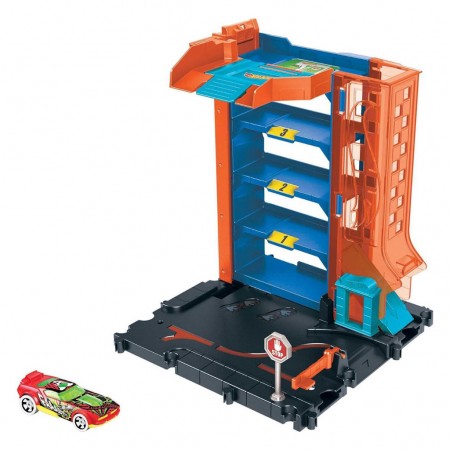 Pista Hot Wheels: City - Downtown Car Park Diorama (0095)