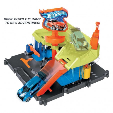 Pista Hot Wheels City - Downtown Express Car Wash (0118)