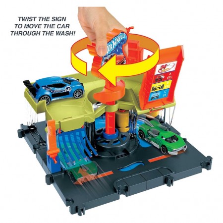 Pista Hot Wheels City - Downtown Express Car Wash (0118)