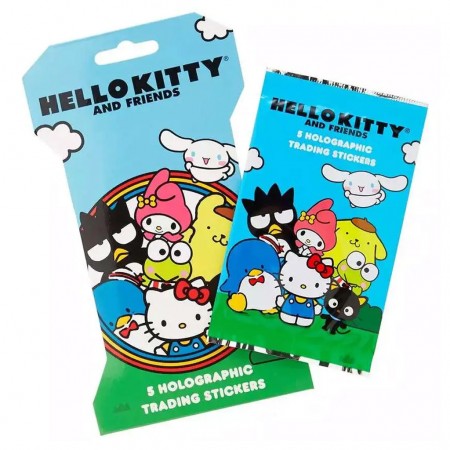 Adesivos Hello Kitty And Friends - 5 Stickers Hologrficos (3503)