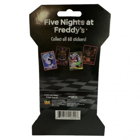 Adesivos Five Nights At Freddy's - 5 Sticker Hologrficos J60 (8097)