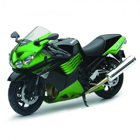 Moto New Ray Kawasaki Zx-14 Street Bike Escala 1/12