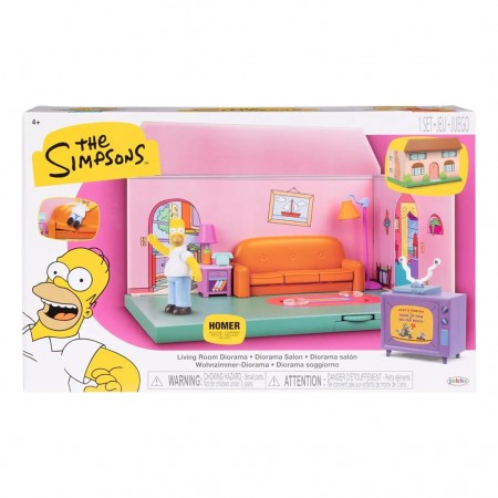 Boneco Jakks The Simpsons - Living Room Diorama (17556)