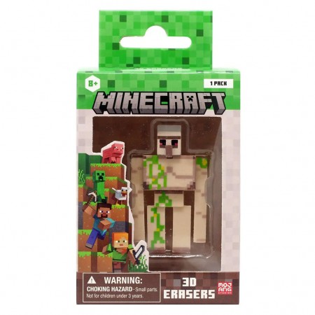 Borracha Minecraft 3d Eraser - Iron Golem (42402)