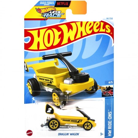 Hot Wheels Hw Ride-ons 4/5 Th - Draggin' Wagon Htf21 (l2593)