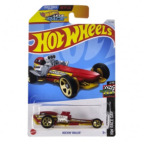 Carro Hot Wheels Hw Race Day 2/10 - Rockin' Railer Htd26 (l2593)