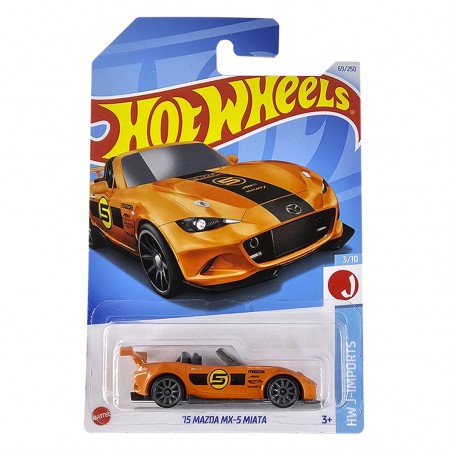 Carro Hot Wheels Hw J-imports 3/10 - '15 Mazda Mx-5 Miata Htd22 (l2593)