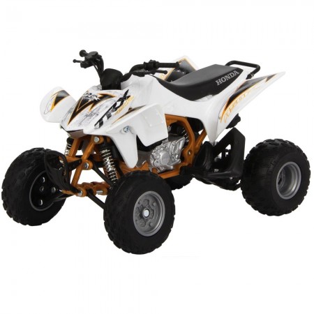Moto New Ray Honda Trx 450r Atv Escala 1/12 - Branco