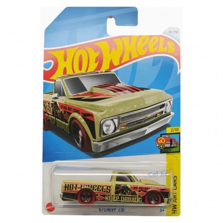 Carro Hot Wheels Hw Art Cars 2/10 - '67 Chevy C10 Htb72 (0134)