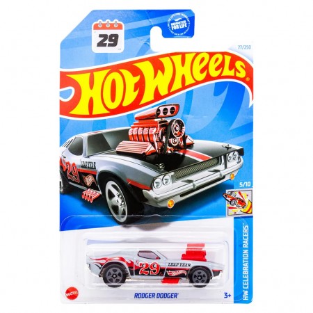Carro Hot Wheels Hw Celebration Racers 5/10 - Rodger Dodger Hry99 (0134)