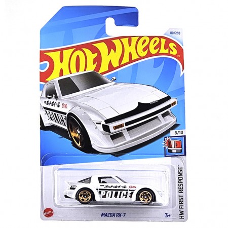 Carro Hot Wheels Hw First Response 8/10 - Mazda Rx-7 Htb62 (0134)