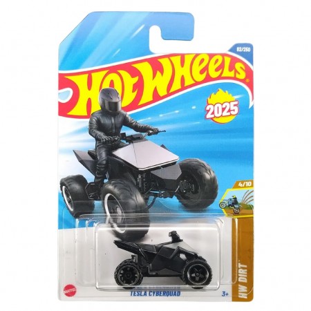 Carro Hot Wheels Hw Dirt 4/10 - Tesla Cyberquad Hyw31 (0134)