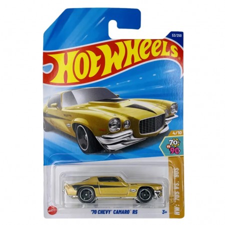 Carro Hot Wheels Hw: 70s Vs. 90s 4/10 - '70 Chevy Camaro Rs Hyx03 (0134)
