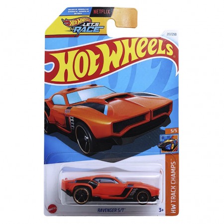 Carro Hot Wheels Hw Track Champs 5/5 - Ravenger S/t Hry81 (l2593)