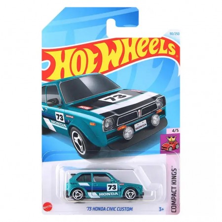 Carro Hot Wheels Compact Kings 4/5 - '73 Honda Civic Custom Htd62
