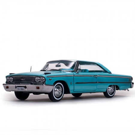Carro Sun Star Ford Galaxie 500xl H.peac 1963 Escala 1/18 - Azul