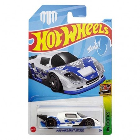 Carro Hot Wheels Hw Exotics 5/10 - Mad Mike Drift Attack Hkg58 (l2593)