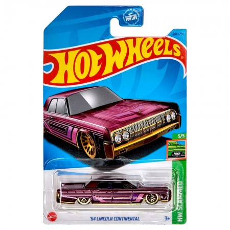 Carro Hot Wheels Hw Slammed 5/5 - '64 Lincoln Continental Hkj09 (l2593)