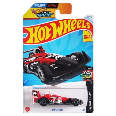 Carro Hot Wheels Hw Race Day 4/10 - Hw-4-trac (0134)
