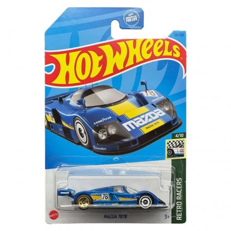 Carro Hot Wheels Retro Racers 4/10 - Mazda 787b Hkh01 (l2593)