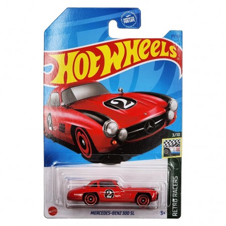 Carro Hot Wheels Retro Racers 3/10 - Mercedes-benz 300 Sl Hkh02 (l2593)