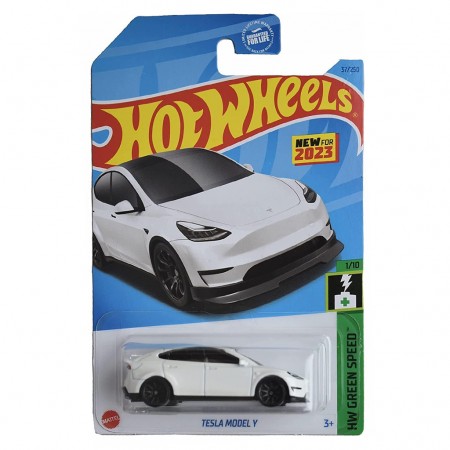 Carro Hot Wheels Hw Green Speed 1/10 - Tesla Model Y Hkg28 (l2593)