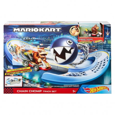 Pista Hot Wheels Mario Kart - Chain Chomp Track Site (83416)