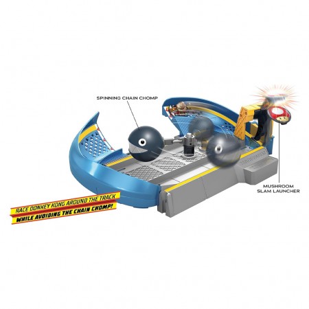 Pista Hot Wheels Mario Kart - Chain Chomp Track Site (83416)