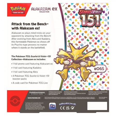 Cartas Pokmon Tcg: Scarlet & Violet 151 - Alakazam Ex Collection (88526)