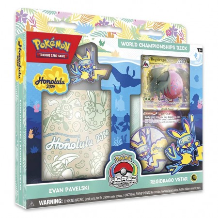 Cartas Pokmon Tcg: 2024 World Championships Deck - Evan Pavelski, Regidrago Vstar (6666)