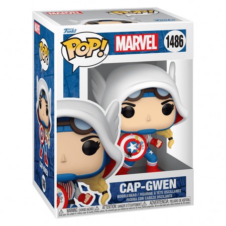 Funko Pop Marvel Gwenverse - Cap-gwen 1486