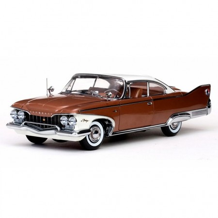 Carro Sun Star - 1960 Plymouth Fury Hard Top Marrom - Escala 1:18