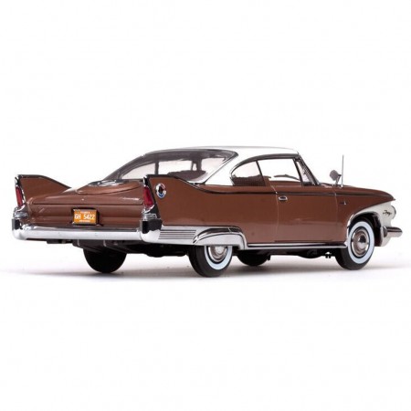 Carro Sun Star - 1960 Plymouth Fury Hard Top Marrom - Escala 1:18