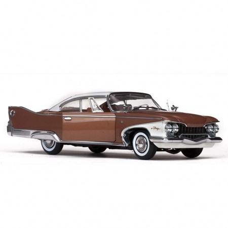 Carro Sun Star - 1960 Plymouth Fury Hard Top Marrom - Escala 1:18
