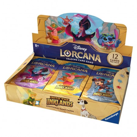 Cartas Disney Lorcana Tcg: Into The Inklands - Booster Pack Display (82865)